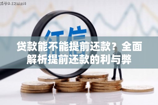 新沂贷款能不能提前还款？全面解析提前还款的利与弊