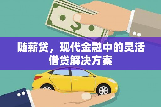 新沂随薪贷，现代金融中的灵活借贷解决方案
