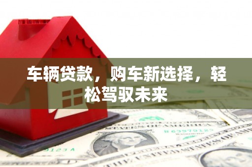 新沂车辆贷款，购车新选择，轻松驾驭未来