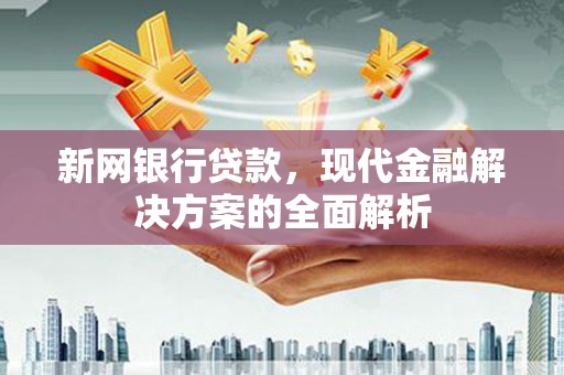 新沂新网银行贷款，现代金融解决方案的全面解析