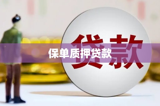 新沂保单质押贷款