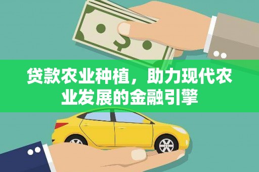 新沂贷款农业种植，助力现代农业发展的金融引擎