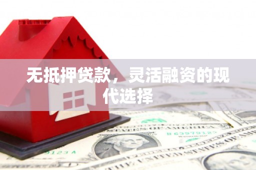 新沂无抵押贷款，灵活融资的现代选择