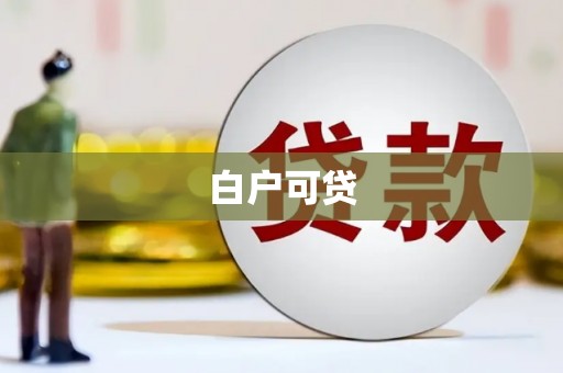新沂白户可贷