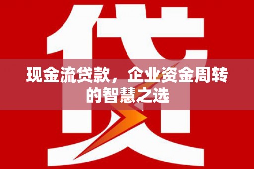 新沂现金流贷款，企业资金周转的智慧之选