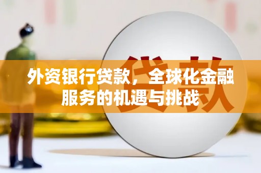 新沂外资银行贷款，全球化金融服务的机遇与挑战