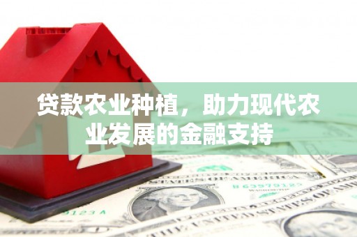 新沂贷款农业种植，助力现代农业发展的金融支持