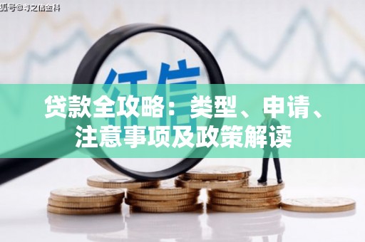 新沂贷款全攻略：类型、申请、注意事项及政策解读